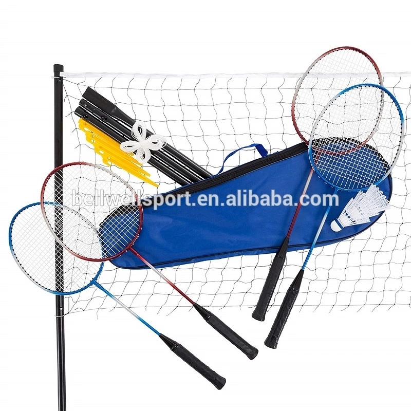 Portable Net Badminton Set for Tennis, Soccer Tennis, Pickleball, Kids Volleybal