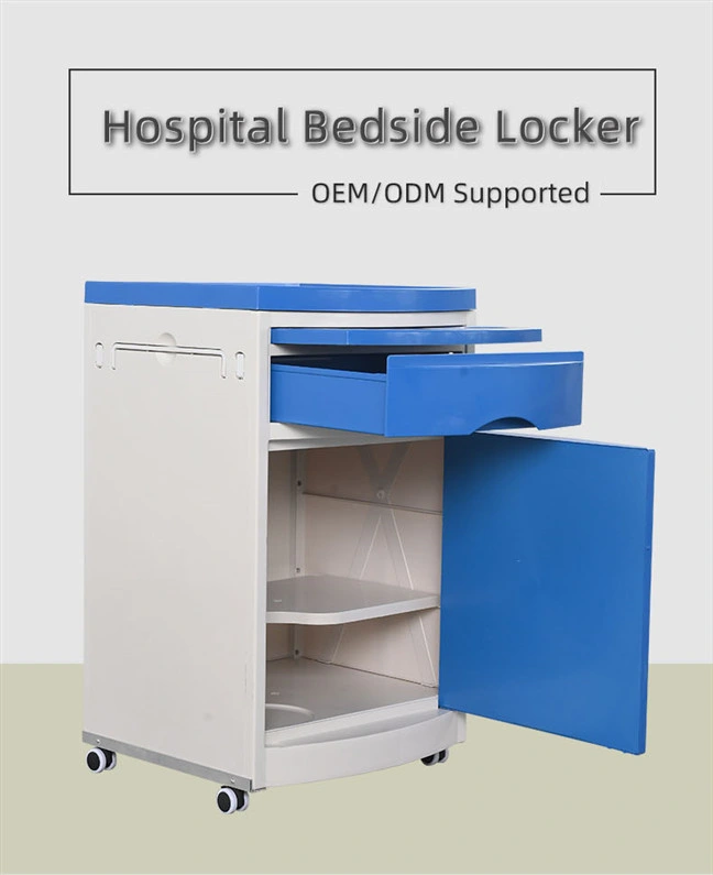 Wholesale Cheap ABS Bedside Locker Medical Cabinet Hospital Bedside Table