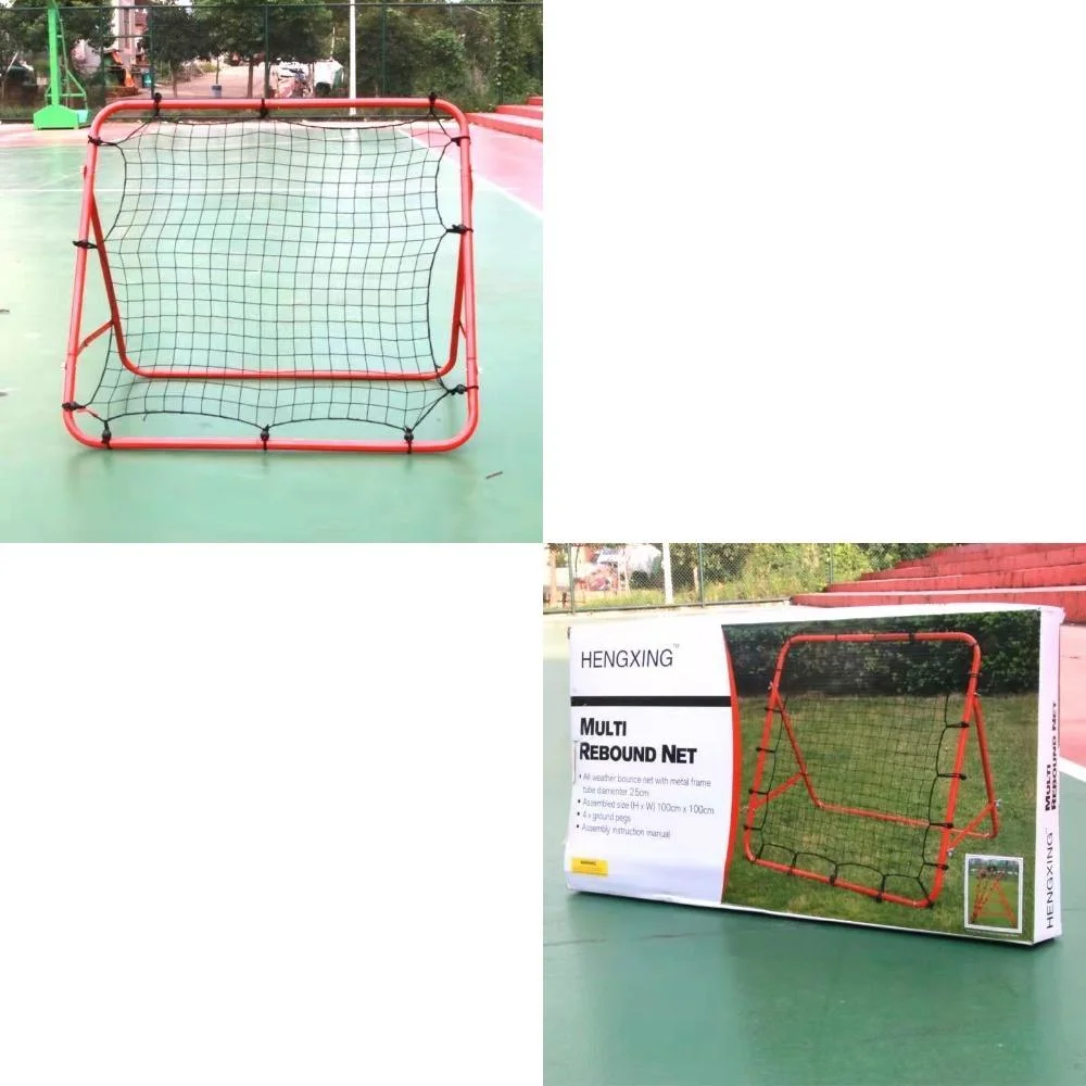 Football Training Net Small Rebounder Net Practice Soccer Kickback Target Goal Play Teens Adults Softball Lift Training Aid Bl21932