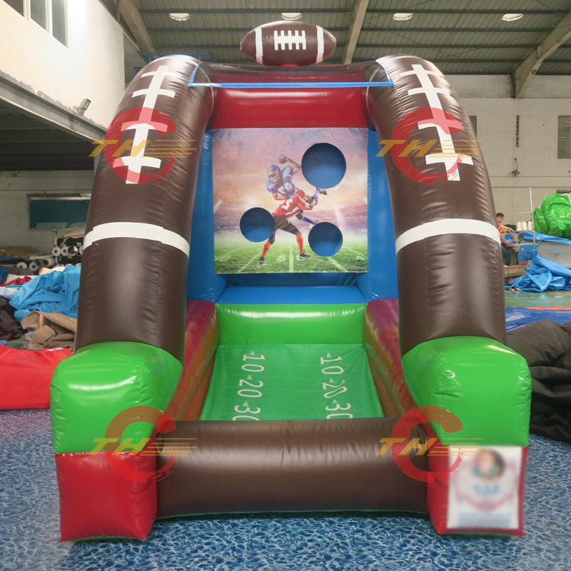 Inflatable Soccer Carnival Game, 5X3m Football Kick Penalty Shootout Game, Soccer Goal Inflatable