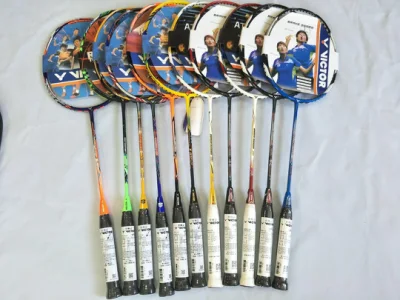 Hochwertiges Badmintonschläger-Set aus Kohlefaser